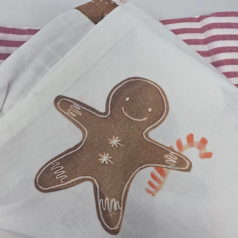 Pottery Barn Kids Gingerbread Tablecloth 70x90 NEW Christmas - Image 2 of 3