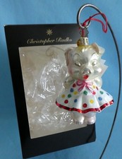 Christopher Radko Rare PORKA DOT Pink Pig Chr...