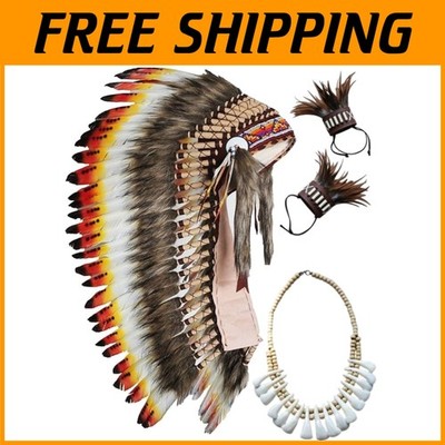 Festive Native American Indian Inspired Headdress