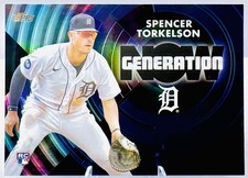 Spencer Torkelson /299 BLACK #GN-67 Generation Now 2022 Topps Update Series