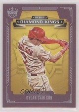 2021 Panini Diamond Kings Debut Plum Framed Dylan Carlson #DDK-SC 0o2b