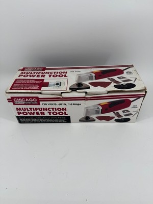 Chicago Electric 67256 Oscillating Multi-Tool Red Corded Power Tool