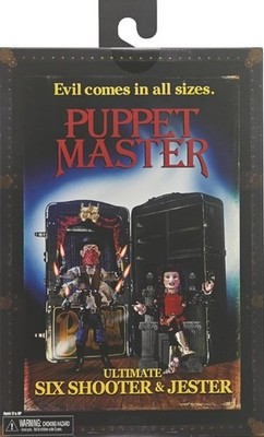 NECA Puppet Master Ultimate Six-Shooter & Jester 2er Set 17 cm und 12 cm Neu