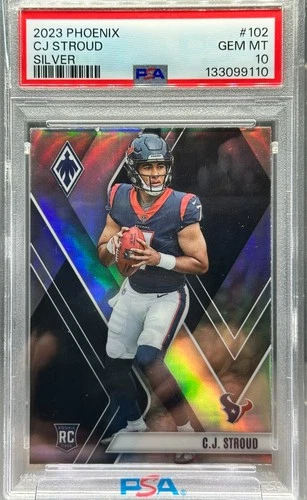 C.J. Stroud 2023 Panini Phoenix Rookie Silver #102 PSA 10 Houston Texans