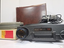 Kodak Carousel 750H Slide Projector with Remote, Slide Tray, Carrying Case READ