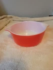 VTG Pyrex 1.5pt NO LID Casserole Dish Friendship Red Bowl 472