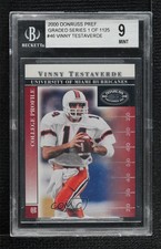2000 Donruss Preferred QBC Graded Series /1125 Vinny Testaverde BGS 9 MINT 10fh