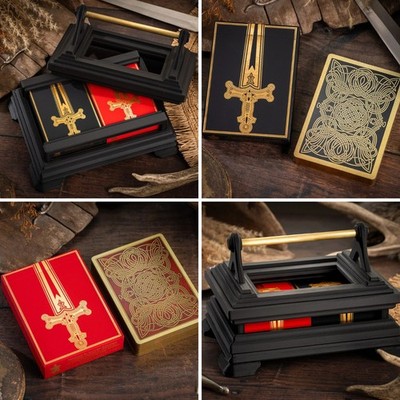 Arthurian Playing Cards Legacy Edition 2-Deck Gilded Set - Only 25 Made!    