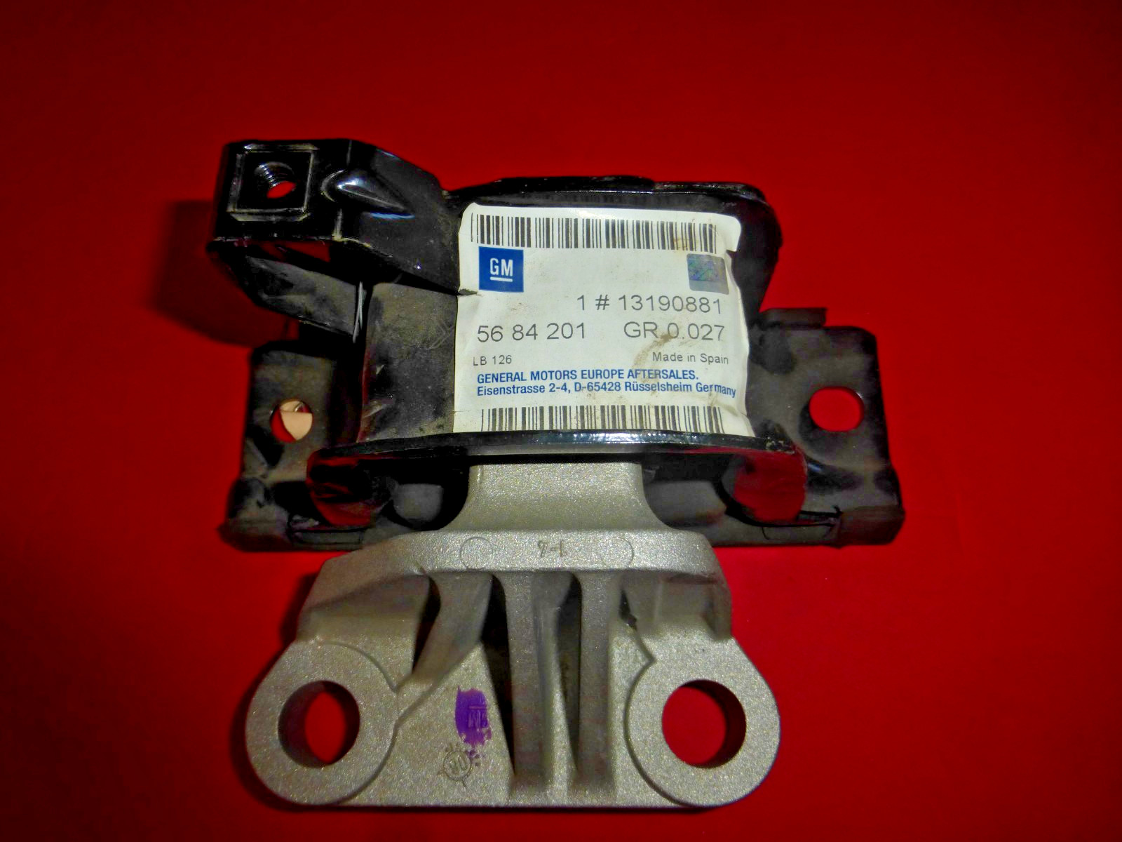 Support moteur avant gauche 13190881 pièce de rechange Opel Corsa D essence