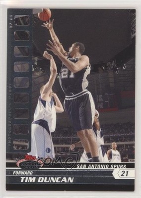 2007-08 Topps Stadium Club Photographer's Proof 1/199 Tim Duncan #21 HOF 0kx0