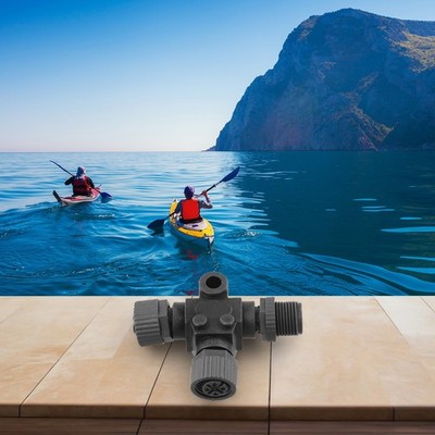 Marine 3 Wege T Splitter Stecker für NMEA 2000 Backbone Drop Kabel schwarze Far