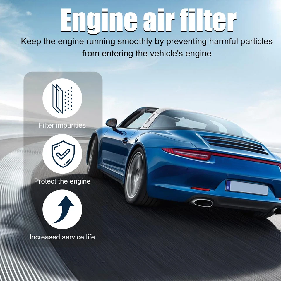 Nuevo filtro de aire del motor para Subaru Forester Impreza Legacy Outback 16546-AA10A EE. UU. Foto 4 de 4