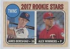 2017 Topps Heritage Rookie Stars James Beresford Alex Wimmers #179 6m2
