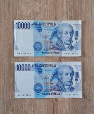 ​LOT: 10,000 Lire banknotes 