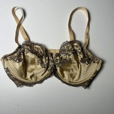 Wacoal Lace Affair Underwire Bra Frappe Cappuccino Size 38D Unlined 851256
