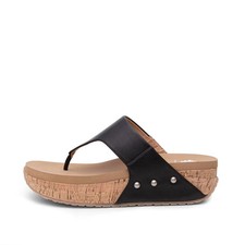 Women's Bandini Flatform Sandal - Yellow Box - Black 7