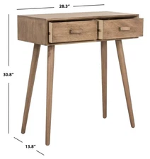 Safavieh DEAN 2 DRAWER CONSOLE TABLE, Reduced Price 2172764624 COF5701B