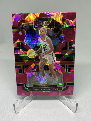 2024 Panini Select WNBA Concourse Pink Ice Prizm Courtney Williams #54