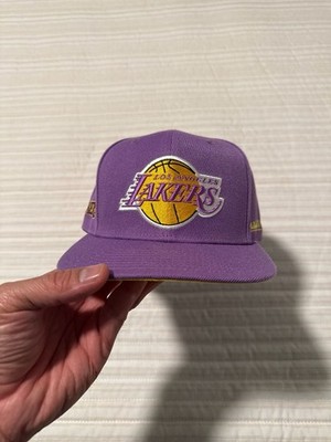 Mitchell & Ness Los Angeles Lakers Purple Fitted Hat Size 7 1/8