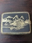 Vintage Japan Komai Damascene GOLD, Cigarette Case