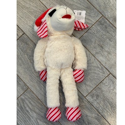 Multipet Lamb Chop Plush Dog Toy 24'' Christmas Santa Hat NWT Stuffed Animal