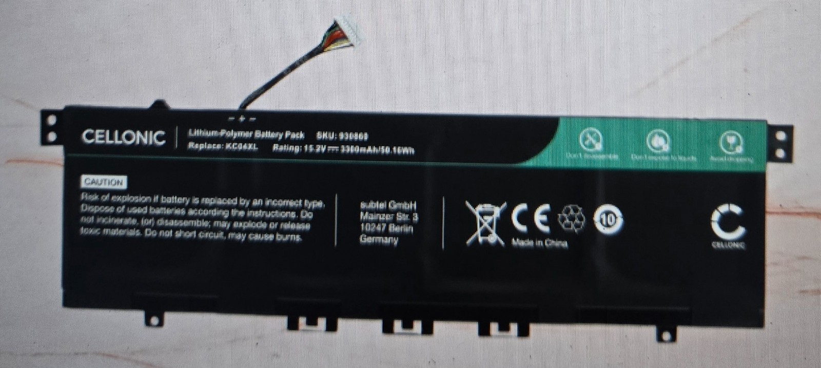 Batterie KC04XL Haute Performance pour HP Envy 13 | Cellules Longue Durée anti-surchauffe