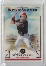 2024 Panini Boys of Summer Red 126/149 Dylan Crews #74 9v7