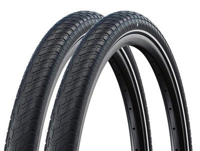 2 x Schwalbe Motion Big Apple Reifen - 2026 - RaceGuard Pannenschutz Reflex E-25
