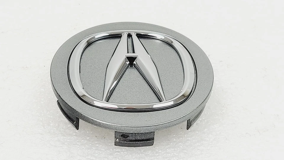 Tampas de centro de roda Acura Legend MDX RDX TL TSX 4x prata cromada logotipo cubo tampa - Imagem 3 de 4
