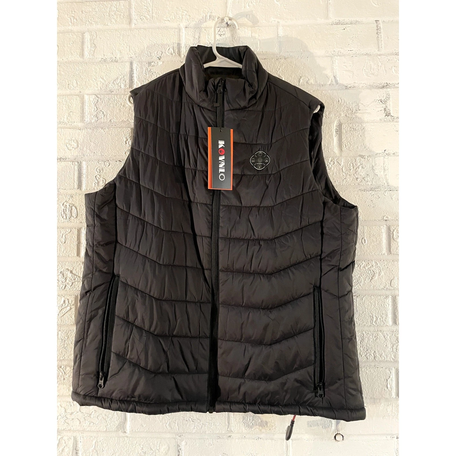 KOVNLO Heated Puffer Vest XL Black USB Battery Pack Heating Nylon Zip Men Women
Opens in a new windo