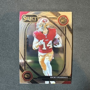 RICKY PEARSALL 2024 SELECT CLUB LEVEL ROOKIE SILVER PRIZM 49ERS RC Q1300