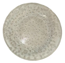 Stylesetter, Style By Design, Petite Fleur 12 1/2” Crystal Clear Platter