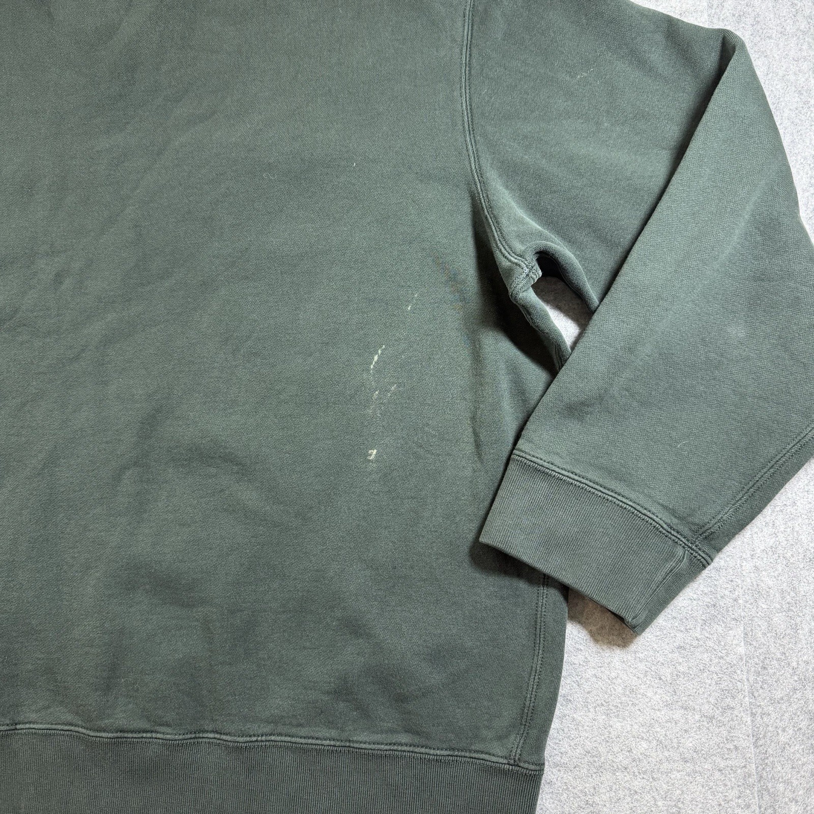 Polo Ralph Lauren Sweatshirt Mens 2XL Hunter Green Vintage 90s Crewneck *Flaws* thumbnail 4