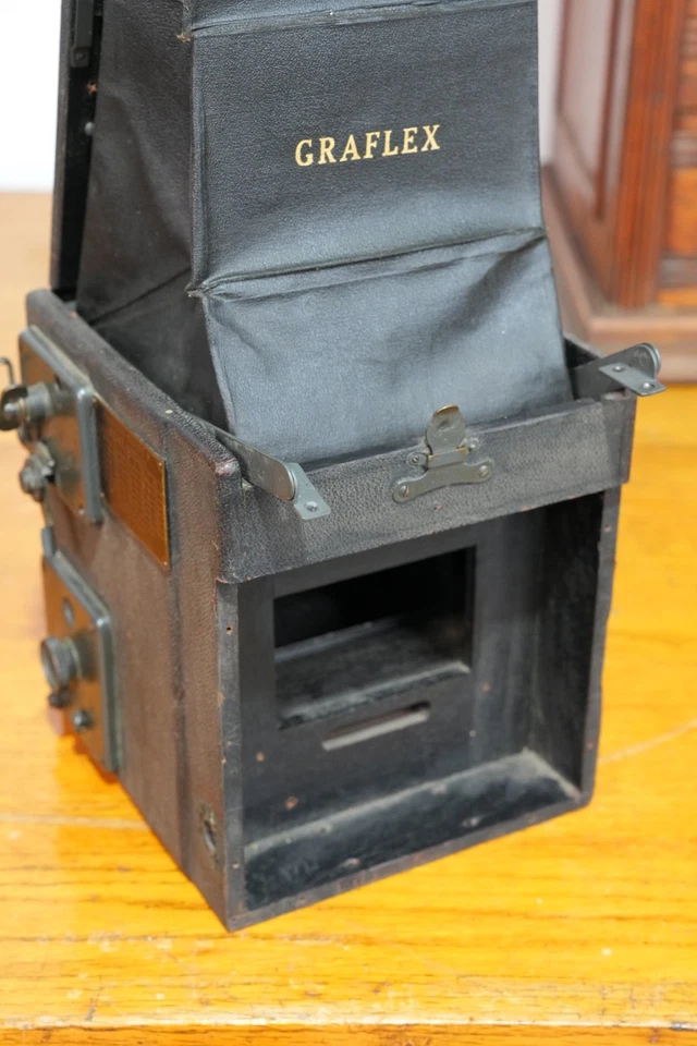 Cámara antigua vintage Graflex serie B apertura cortina anastigmat F-4.5 PIEZAS Foto 2 de 4