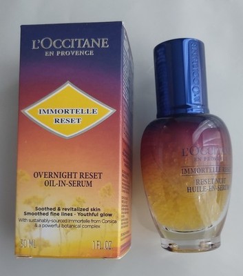 New L OCCITANE Immortelle Overnight Reset Serum 1 oz NIB