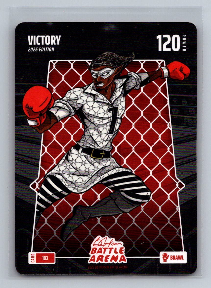 Victor Wembanyama VICTORY Brawl 2026 Bo Jackson Battle Arena Card #183 Spurs
