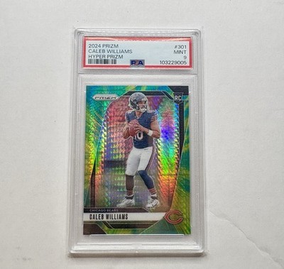 2024 Prizm Caleb Williams Hyper RC # /180‼️PSA 9, Rookie *NO PSA 10’s*