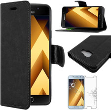 - Cover Compatibile Con Samsung A5 2017 Galaxy SM-A520F Custodia Portafoglio Pel