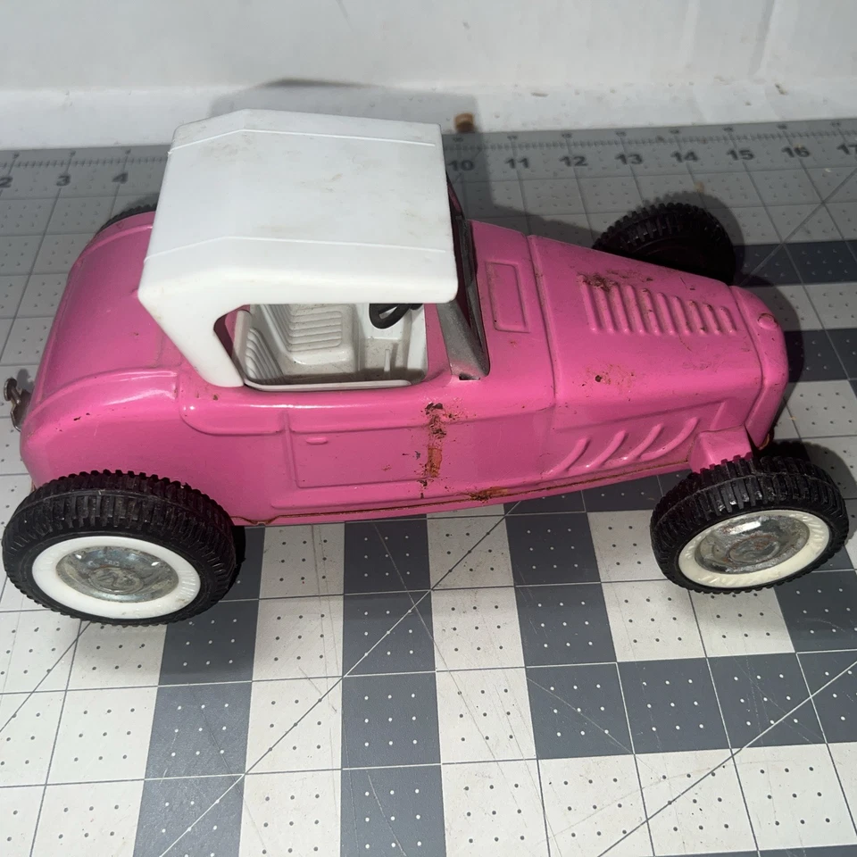 Remolque Ford Modelo T Rosa Jalopy Y Rosa Años 60 NYLINT De Colección Foto 4 de 4