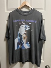 Vintage 1995 Life Of Agony Ugly Tee Shirt Size XL Hardcore Euro Crazy Fade Grail
