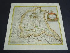 Antique map of the East Riding of Yorkshire by Robert Morden 1753
