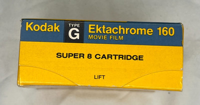 Kodak Type G Ektachrome 160 Color Movie Film 50 Ft. EG 464  Super 8 Cartridge