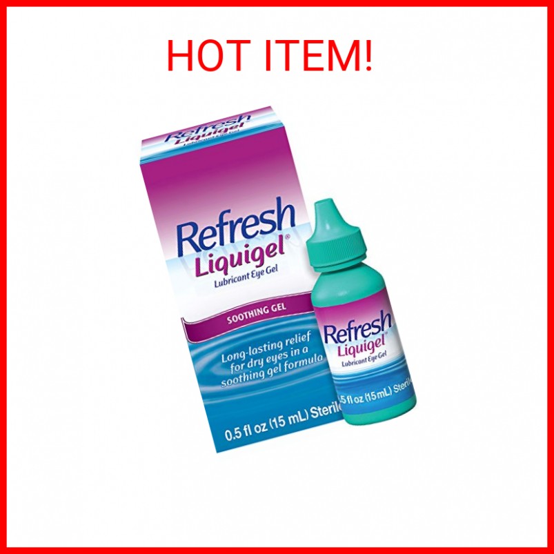 Eye Gel Drops, 0.5 Fl Oz Sterile Lubricant - Refreshing Form