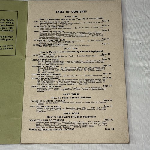 1951 Lionel Trains Instructions For Assembling And Operating Booklet - Bild 3 von 12