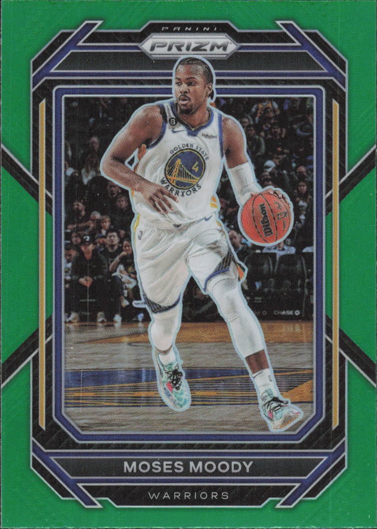 2022-23 Panini Prizm Moses Moody Prizms Green #103