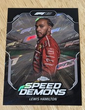 2025 Topps Chrome F1 Lewis Hamilton 75th Anniversary /75 Speed Demons Formula 1