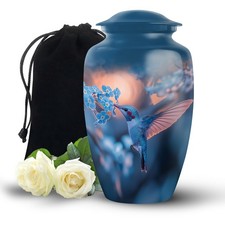 Spiritual Ascent Funeral Large Urn for Ashes for Mom Dad 10 Inch