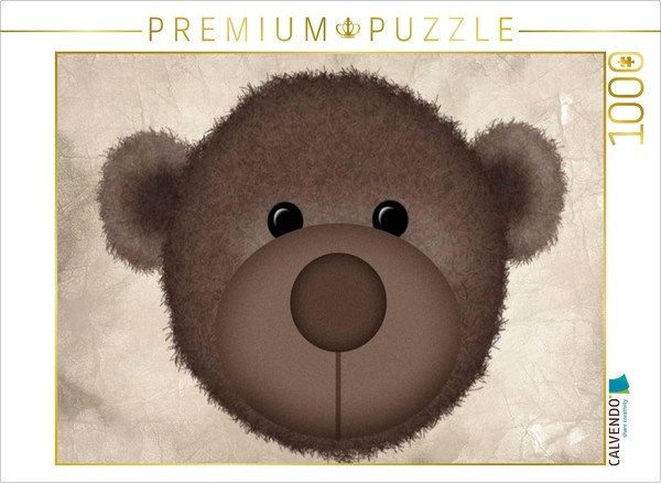 Calvendo Puzzle There's Teddy CB | 1000 Pieces, Finished Size 25.2 × 18.9 In (64-image