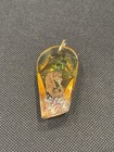 Vintage Large Resin Seahorse Pendant Ocean Diorama Nautical Jewelry — photo 2