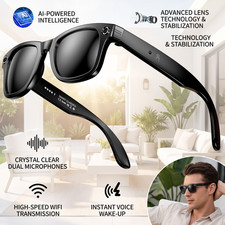 AI Smart Glasses with Camera and Audio 8MP Glasses Translation Video Recording